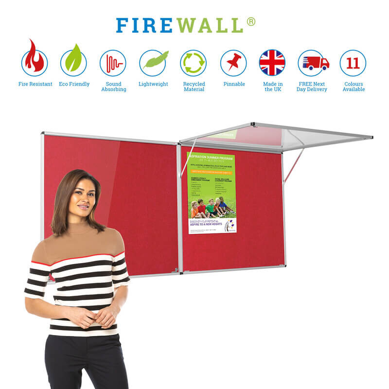 Firewall® Corridor Tamperproof Noticeboard