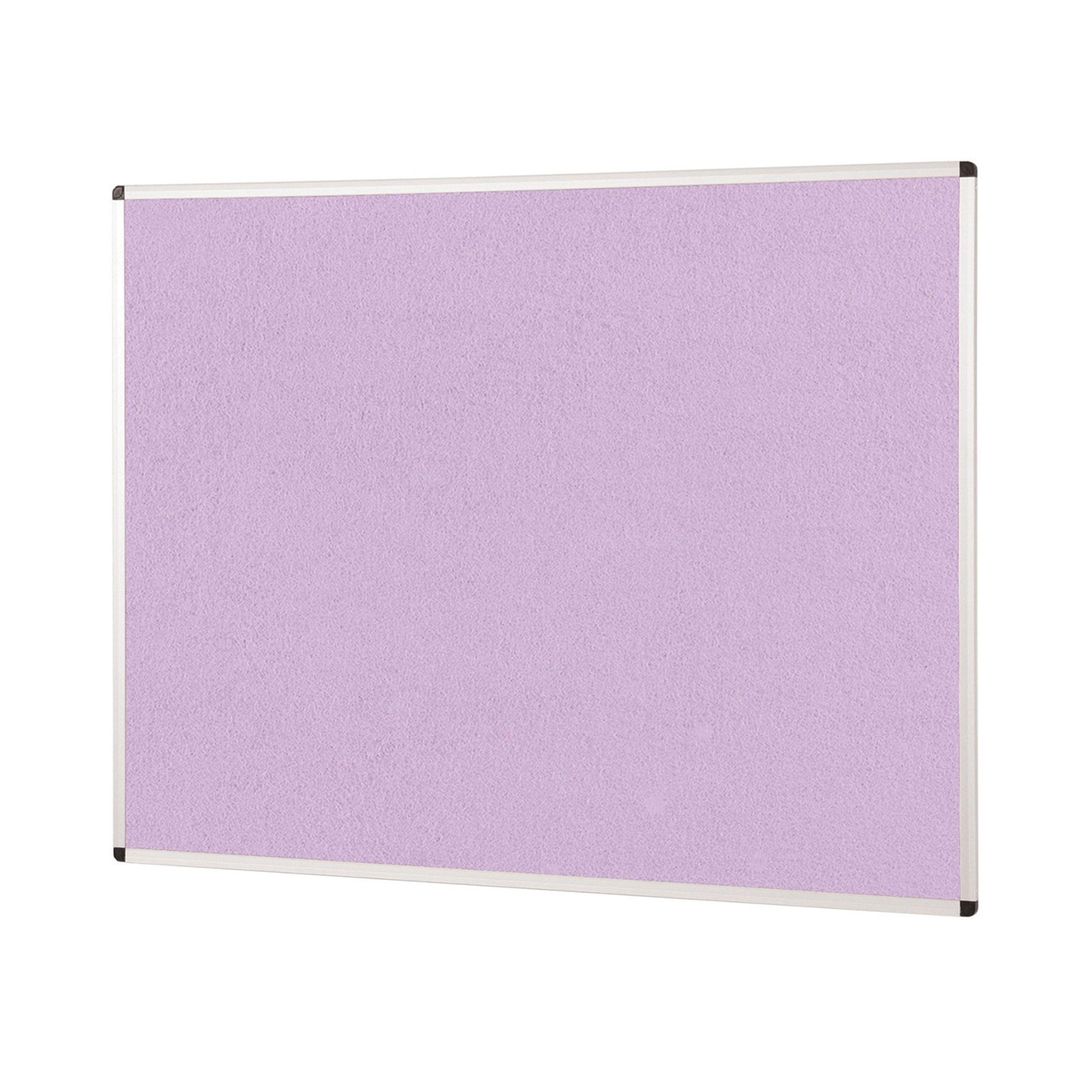 Aluminium Framed Loop Nylon Noticeboard - Vibrant Colours