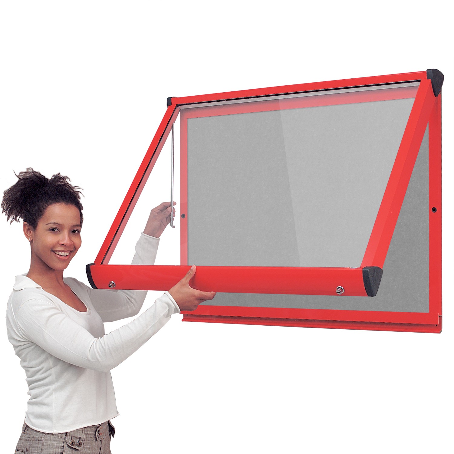 Firewall® Interior Showcase Fire-Resistant Noticeboard with Coloured Frame