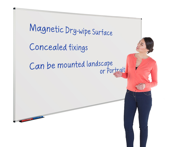 Extra large Drywipe Steel Magnetic Whiteboard  Extra large Drywipe Steel Magnetic Whiteboard
