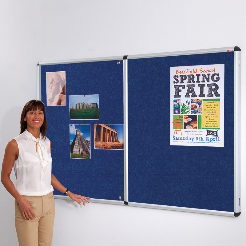 Firewall® Premier Tamperproof Noticeboard - Side Hinged