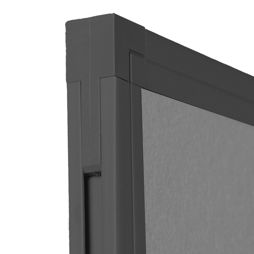 Cherry Red / Dove Grey 8 Panel Display Kit - Plastic Frame Cherry Red / Dove Grey 8 Panel Display Kit - Plastic Frame