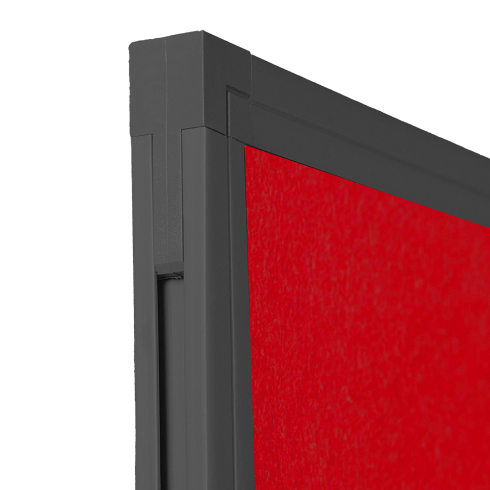 Cherry Red / Dove Grey 8 Panel Display Kit - Plastic Frame Cherry Red / Dove Grey 8 Panel Display Kit - Plastic Frame