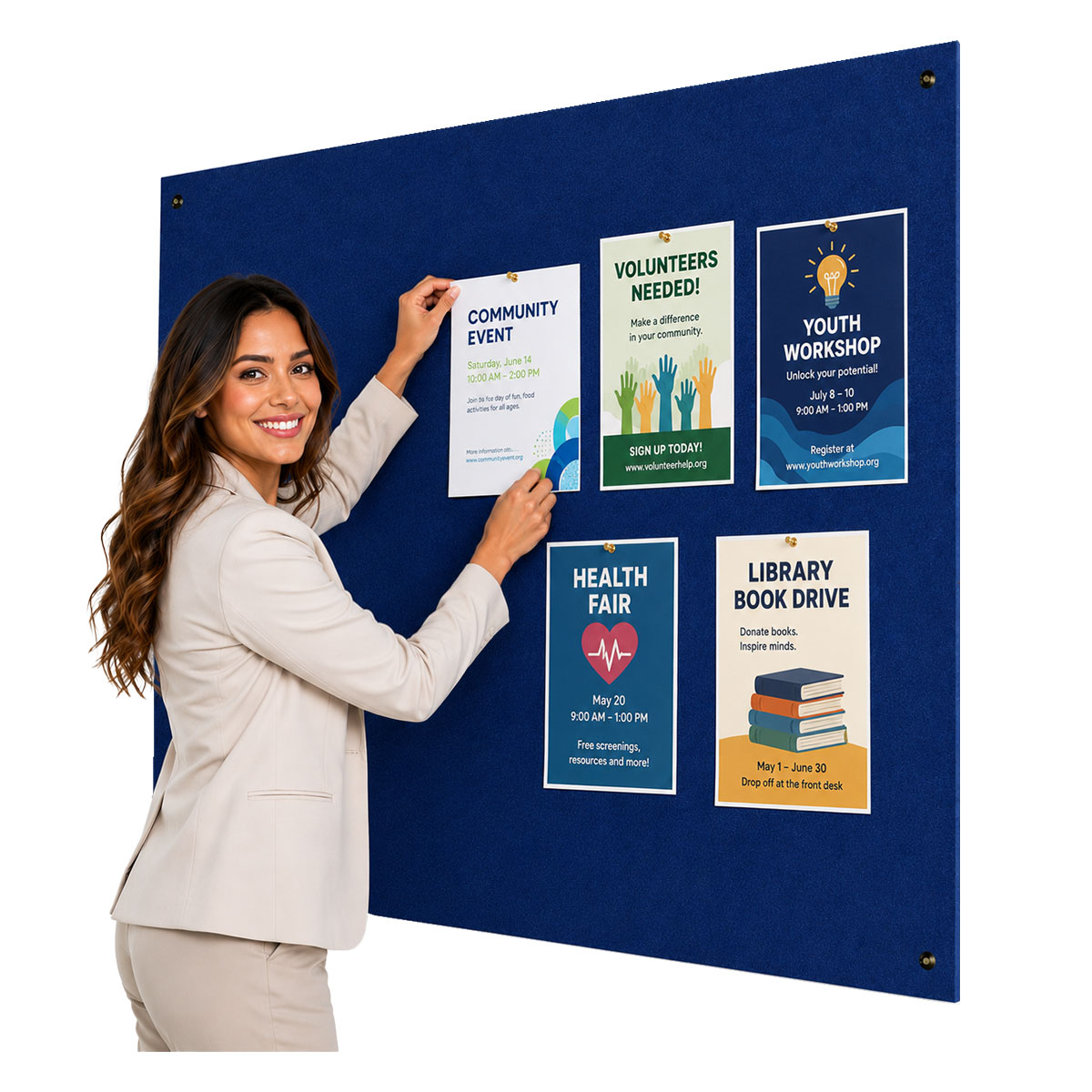 Firewall® Frameless Noticeboard