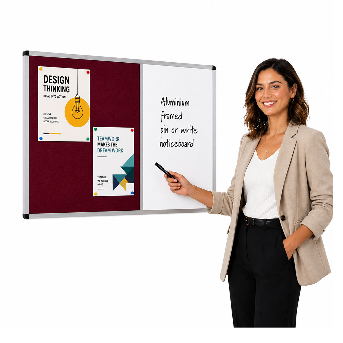 Aluminium Framed Dual Board