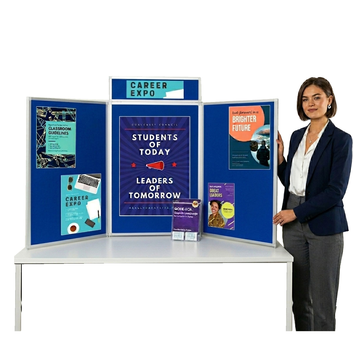 Jumbo Tabletop Folding Display System -Aluminium Frame