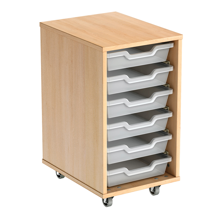 School Tray Storage 6 Shallow Trays