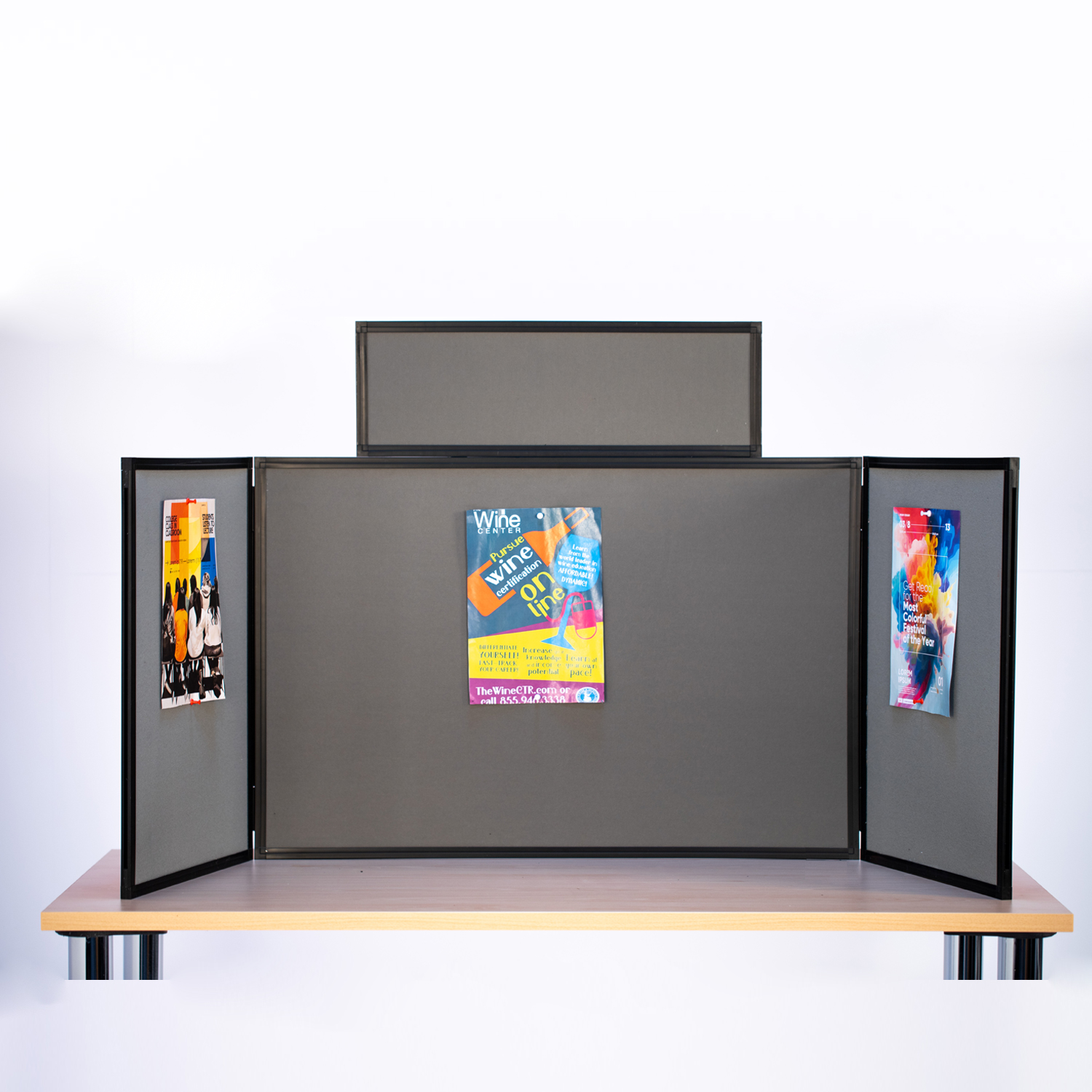 Landscape Tabletop Display Kit Cherry Red / Dove Grey Landscape Tabletop Display Kit Cherry Red / Dove Grey
