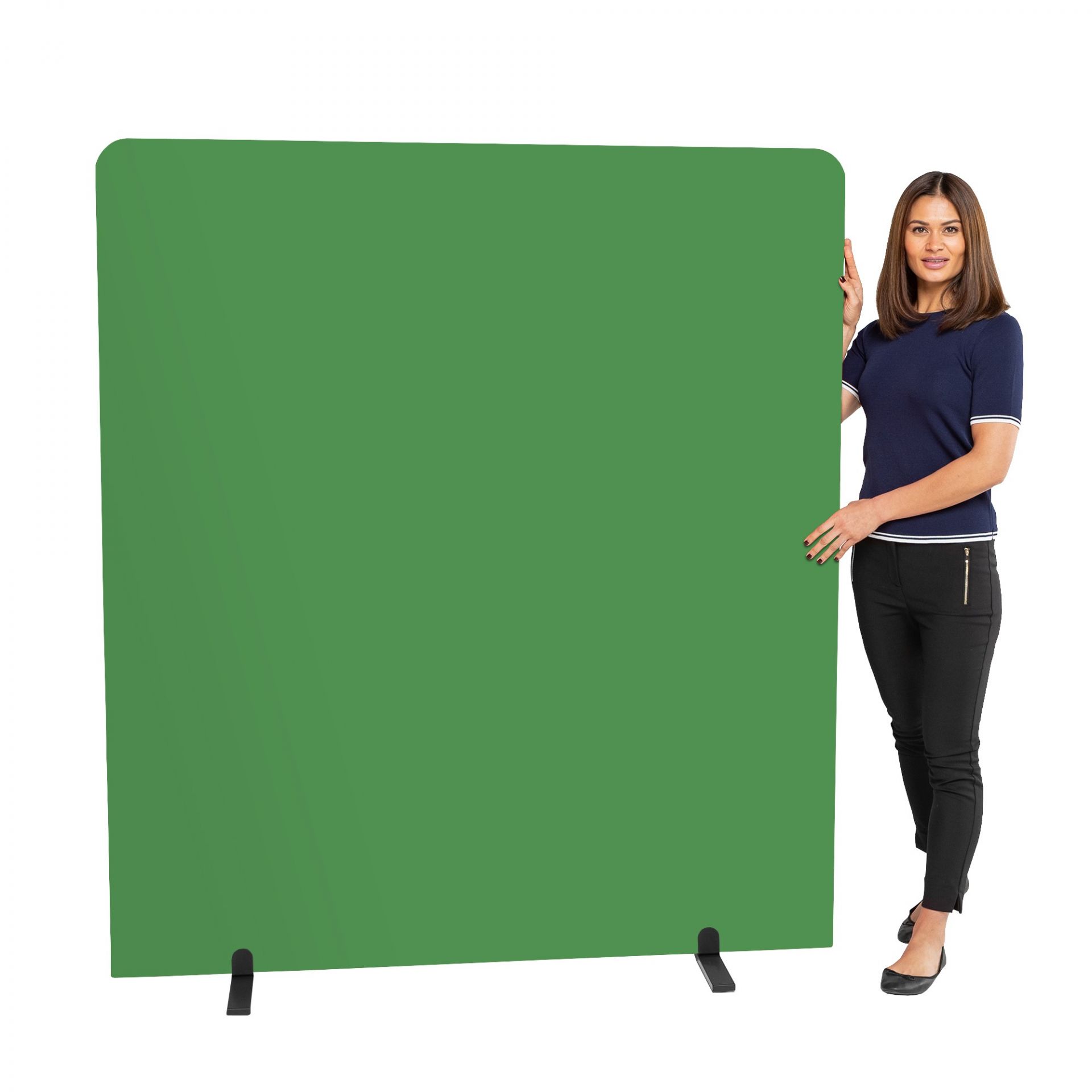 Curved Divider Screen Loop Nylon Cloth Wonderwall Products Ltd