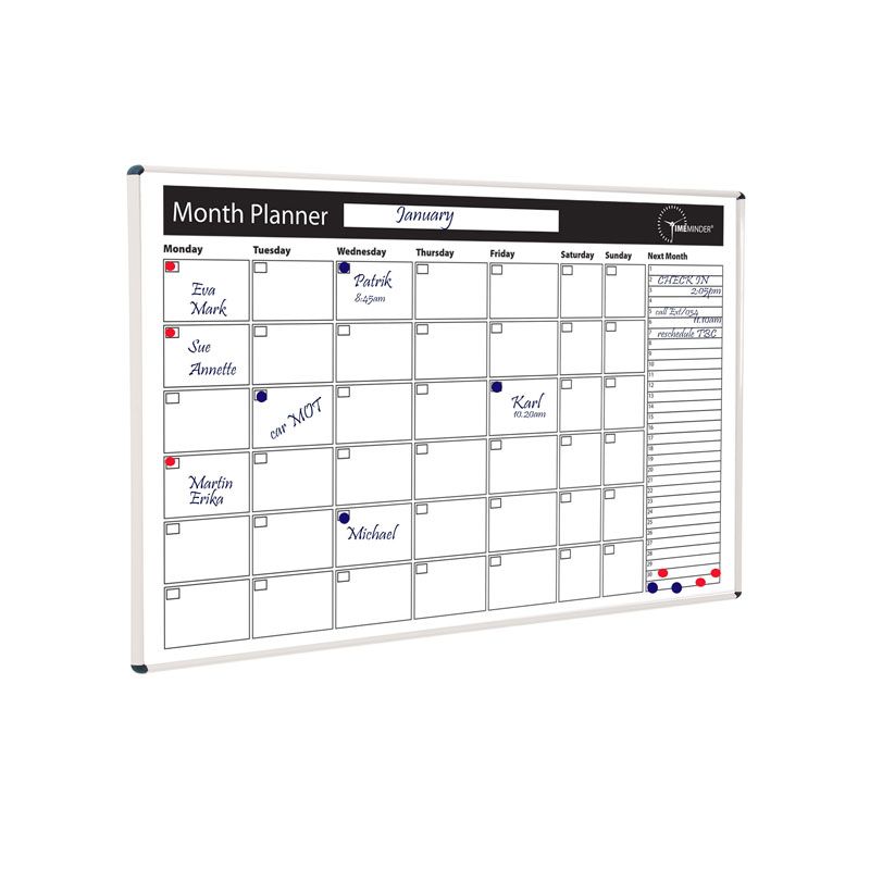 Timeminder® Whiteboard Planners | Wonderwall Products Ltd